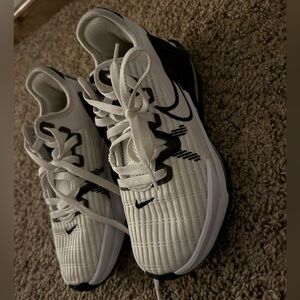 White LeBron basketball shoes